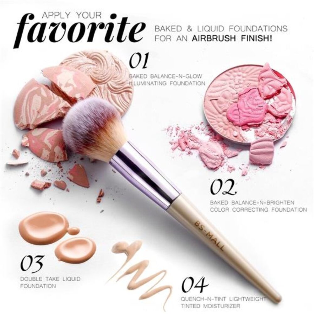 Makeup Brush Set 18 Pcs Premium Synthetic‎ Foundation Powder Concealers - Picture 3 of 8
